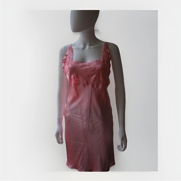 NWT La Perla Lace and Silk Pink Nightie US Medium
